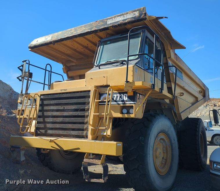 2000 Caterpillar 773D haul truck - ER4583