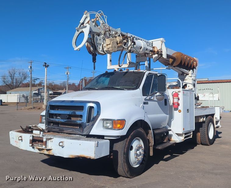 2006 Ford F750 Super Duty  digger derrick truck - ER4593