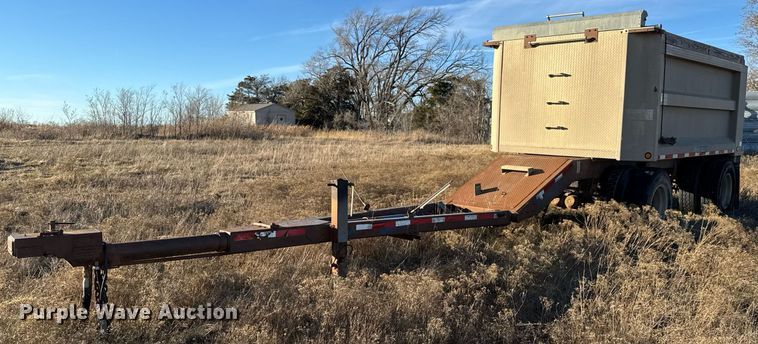 1995 Cornhusker end dump pup trailer - LH9371