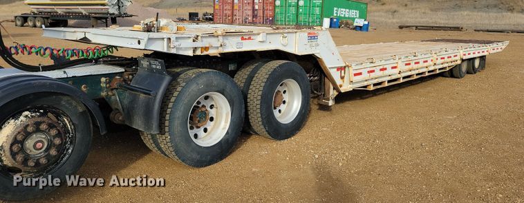 1975 Muv-All hydraulic tail equipment trailer - OH9457