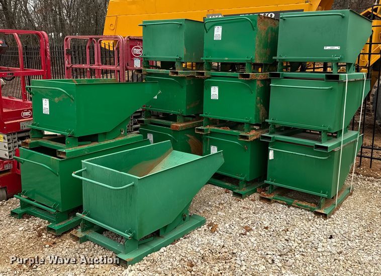 (12) forklift dumpsters - OJ9273