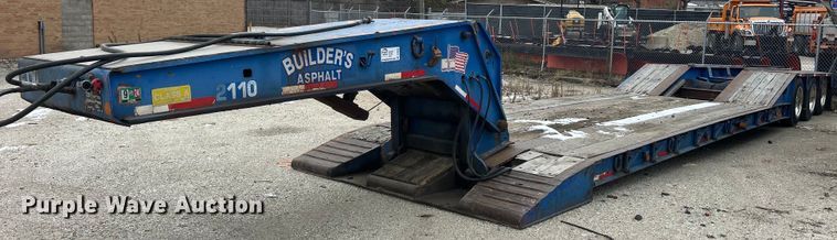 1995 Talbert T3DW-50-HRG-1-T1 lowboy equipment trailer - DU3281