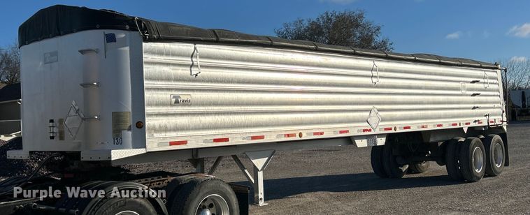 2008 Travis T/102 end dump trailer - NJ9633