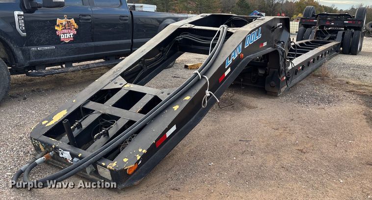 1988 Landoll Beam 60 lowboy equipment trailer - OK9436