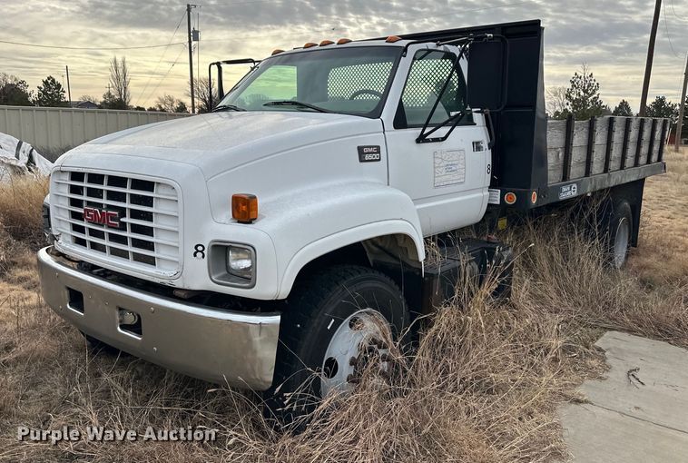 2000 GMC C6500 dump flatbed truck - ER8532