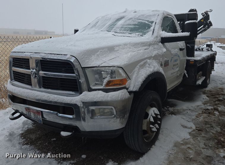 2012 Dodge Ram 4500HD flatbed truck - DT7025