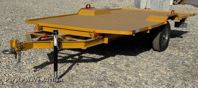 Shop built  tilt deck utility trailer - LH9404