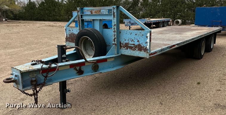 1993 Shop built flatbed trailer - DP6071