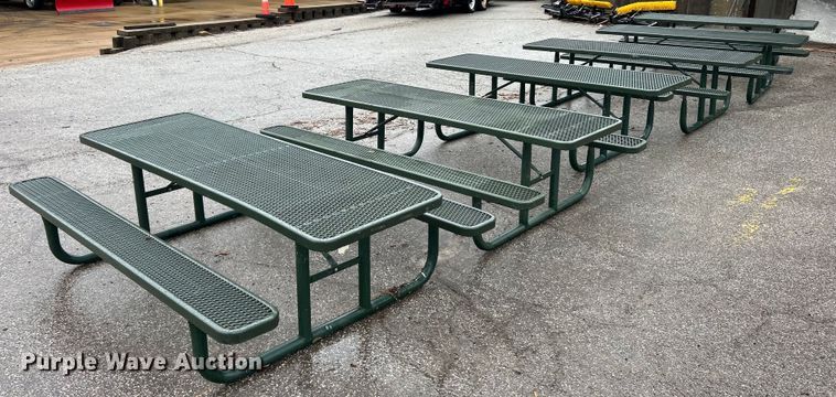 (6) picnic tables - NJ9682