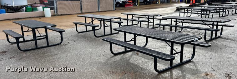 (5) picnic tables - NJ9687
