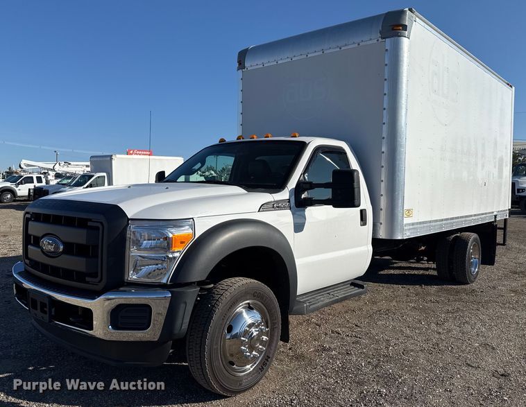 2014 Ford F550 Super Duty  box truck - EG2384