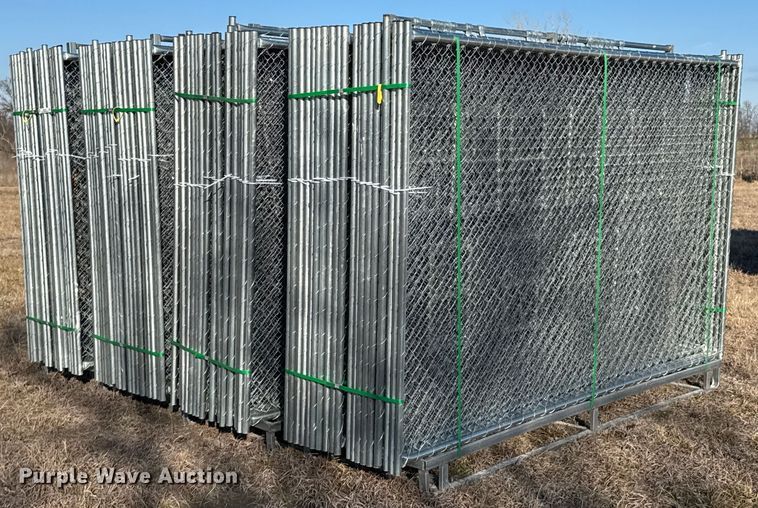 (80) chain link fence panels - DO0148