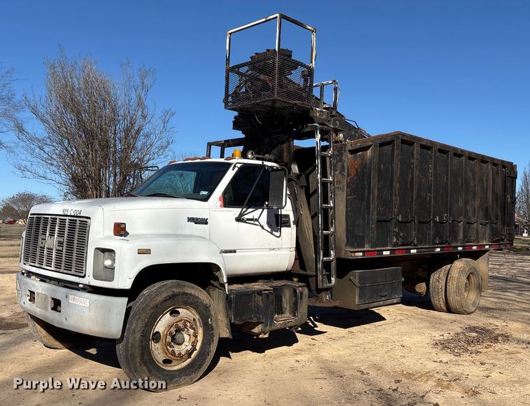 1999 GMC Kodiak C7500 grapple crane truck - OK9484