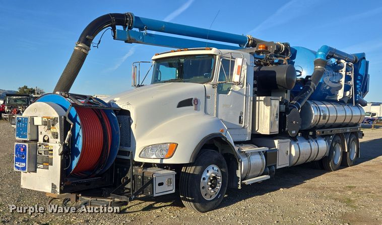 2014 Kenworth T400 sewer jetter truck - YA0135