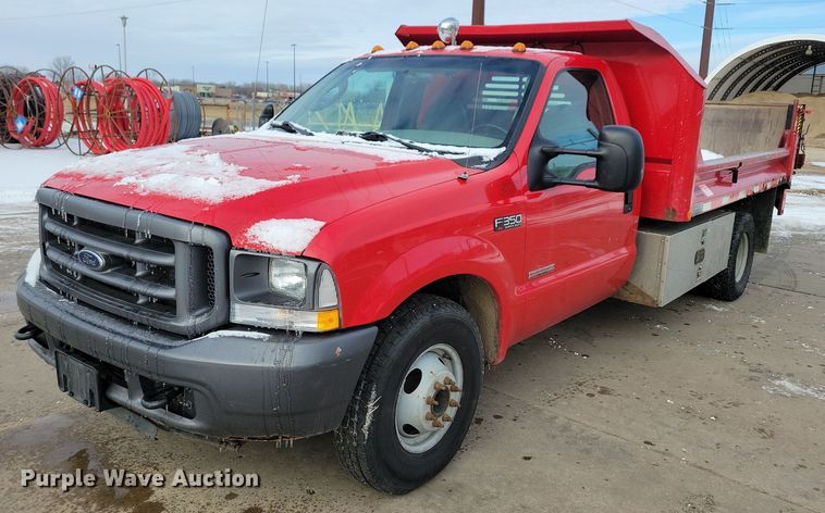 2004 Ford  F350 Super Duty dump bed pickup truck - OH9504