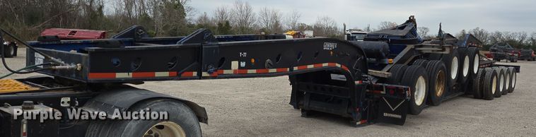1977 Load King 804 DRB lowboy equipment trailer - DT5429