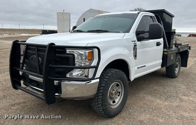 2021 Ford F350 Super Duty XL bale bed pickup truck - ER8580