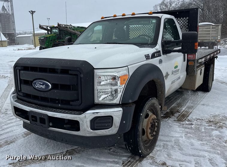 2014 Ford  F550 Super Duty XL flatbed truck - OG9757
