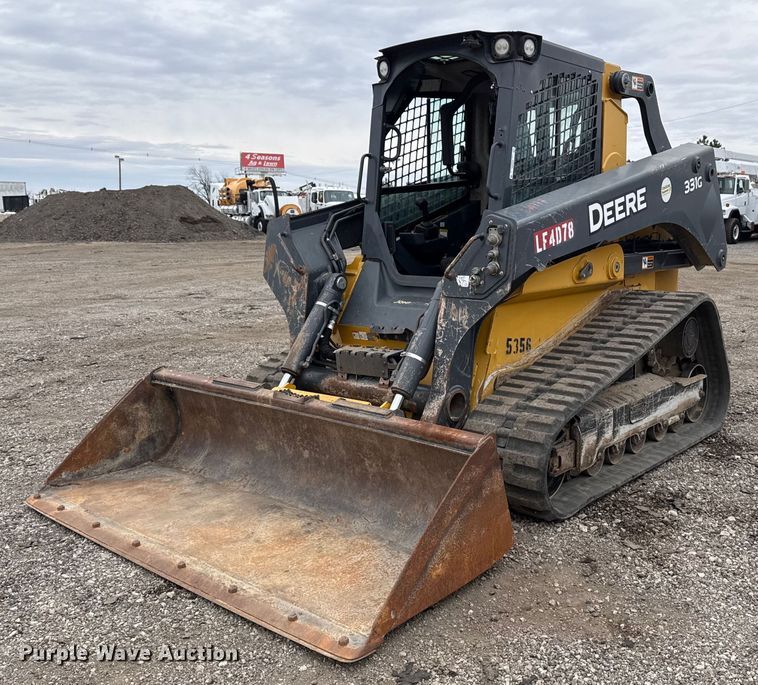 2017 John Deere 331G tracked skid steer loader - EG2465