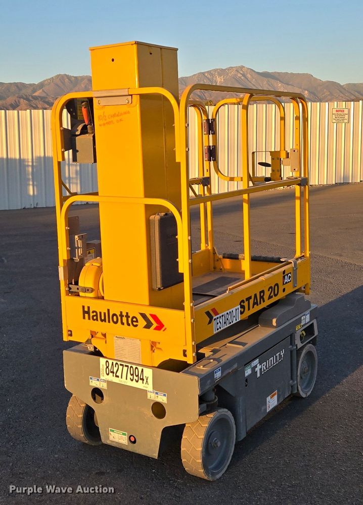 2019 Haulotte Star 20 AC E vertical lift - YA0187