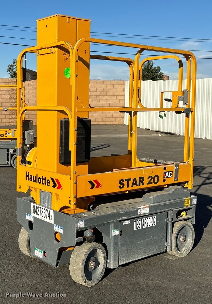 2019 Haulotte Star 20 AC E vertical lift - YA0188