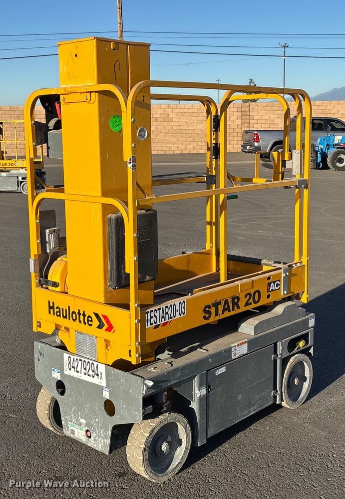 2019 Haulotte Star 20 AC E vertical lift - YA0189