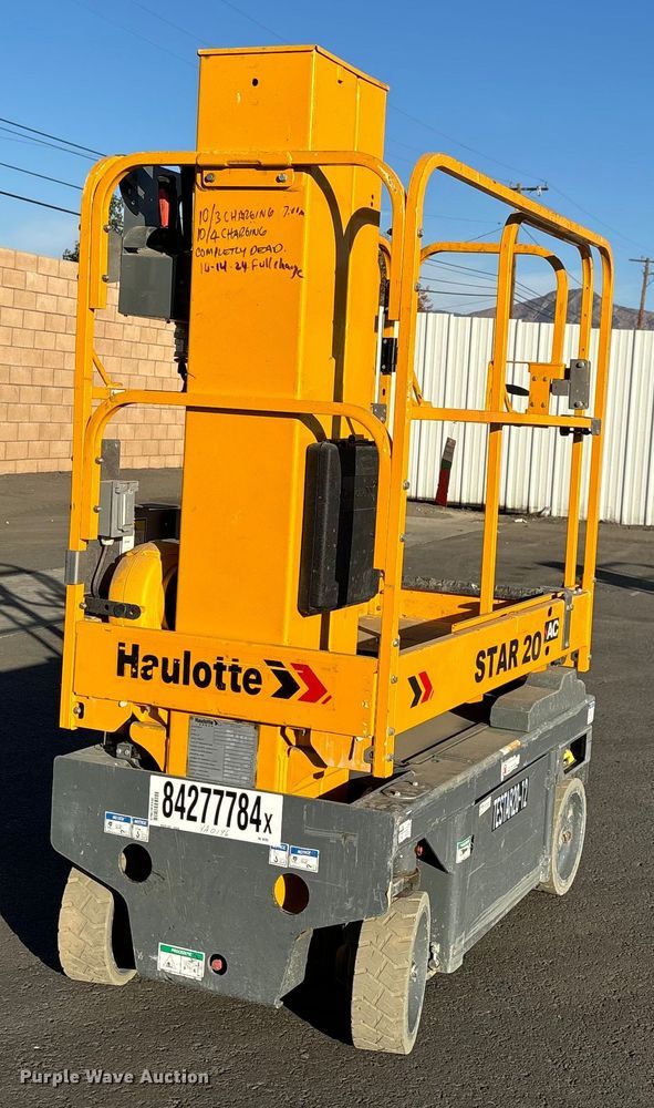 2019 Haulotte Star 20 AC E vertical lift - YA0196