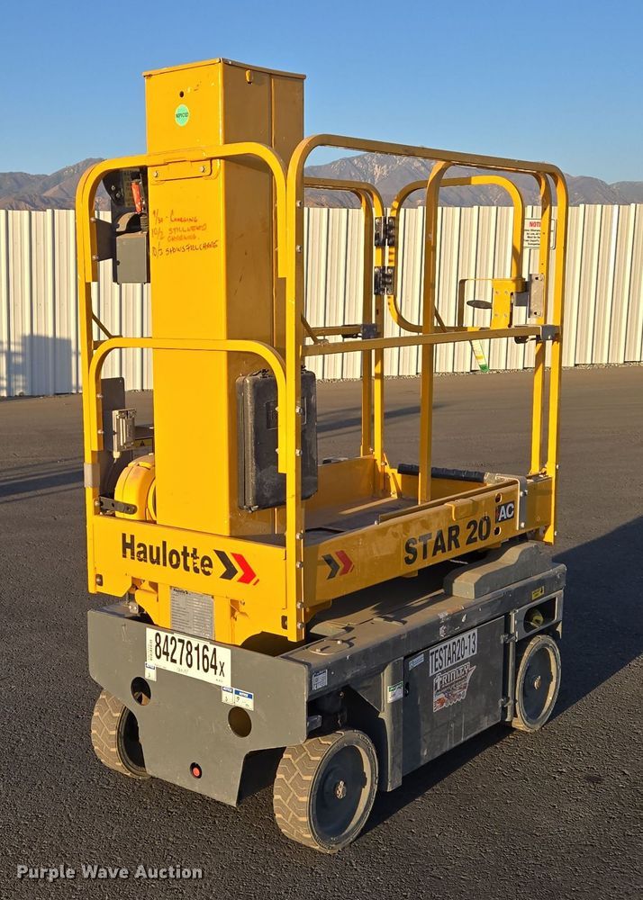 2019 Haulotte Star 20 AC E vertical lift - YA0197