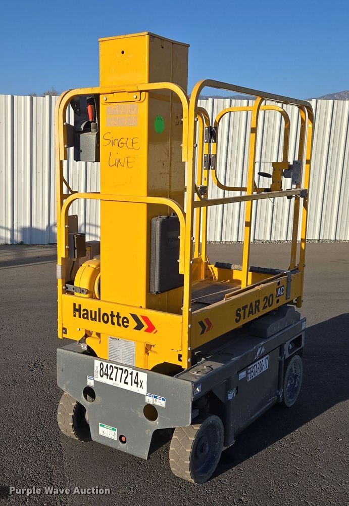 2019 Haulotte Star 20 AC E vertical lift - YA0199