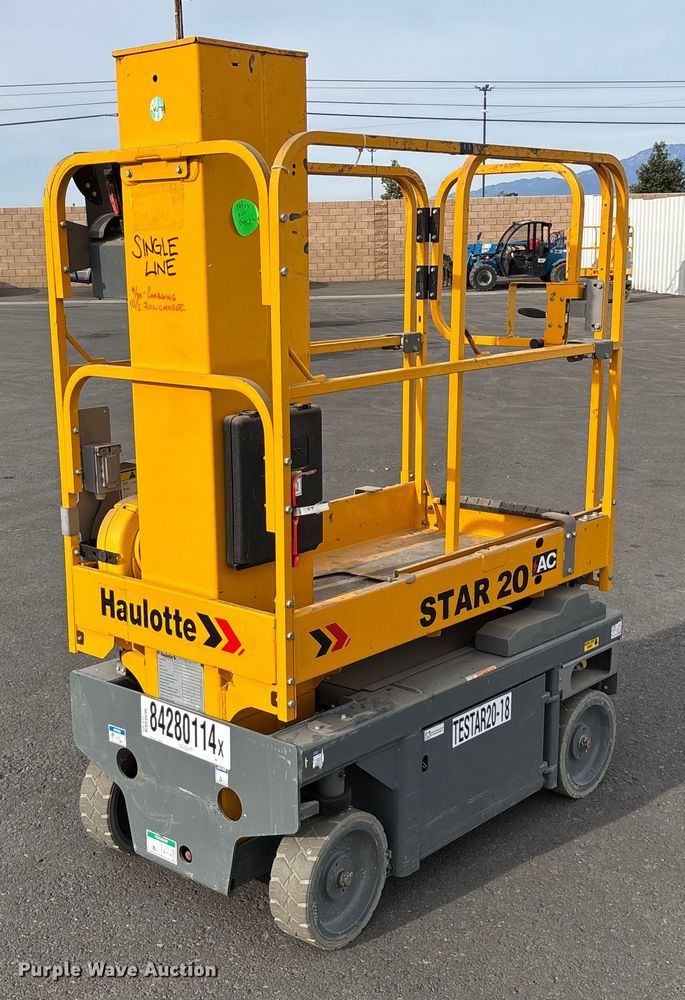 2019 Haulotte Star 20 AC E vertical lift - YA0200