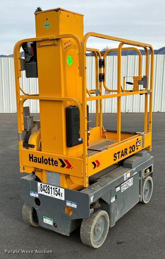 2019 Haulotte Star 20 AC E vertical lift - YA0201