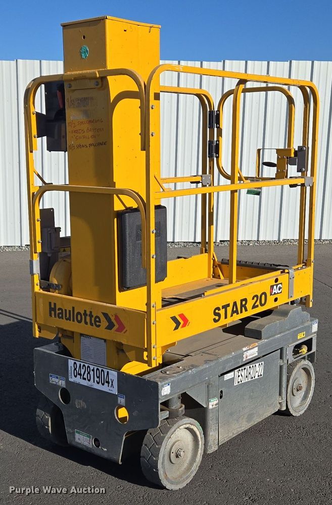 2019 Haulotte Star 20 AC E vertical lift - YA0202