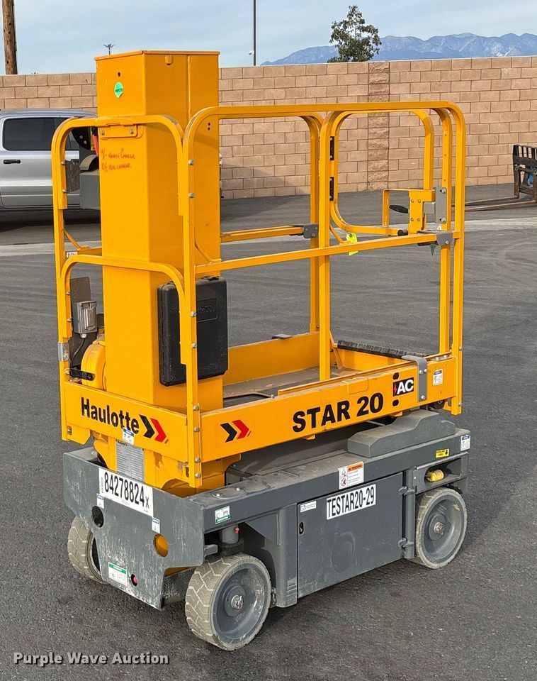 2019 Haulotte Star 20 AC E vertical lift - YA0207