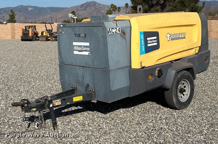 2018 Atlas Copco XAS 440 JD8 T4F air compressor - YA0214
