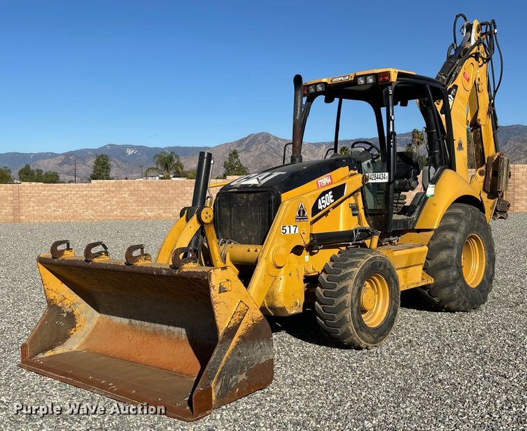 2012 Caterpillar 450E backhoe - YA0219