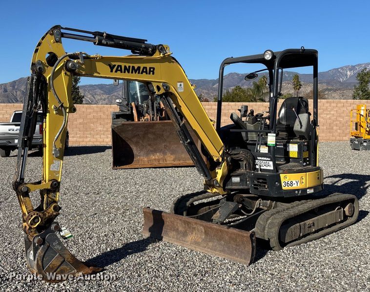 2018 Yanmar VIO35-6A mini excavator - YA0230