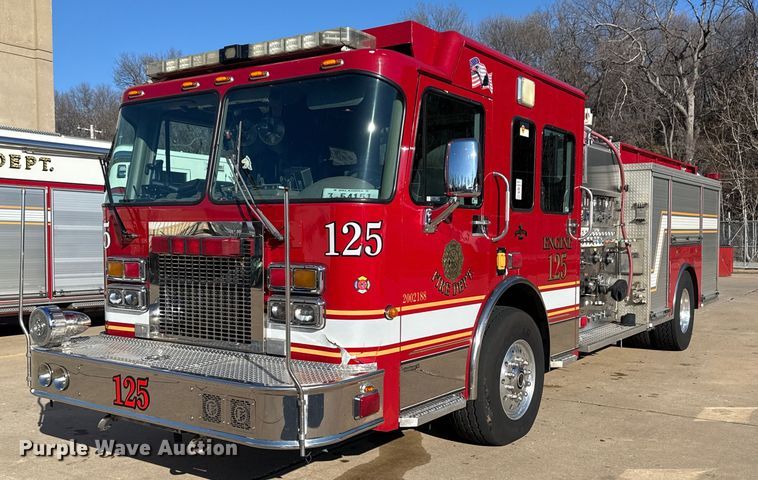 2002 Spartan Gladiator pumper fire truck - EG7987