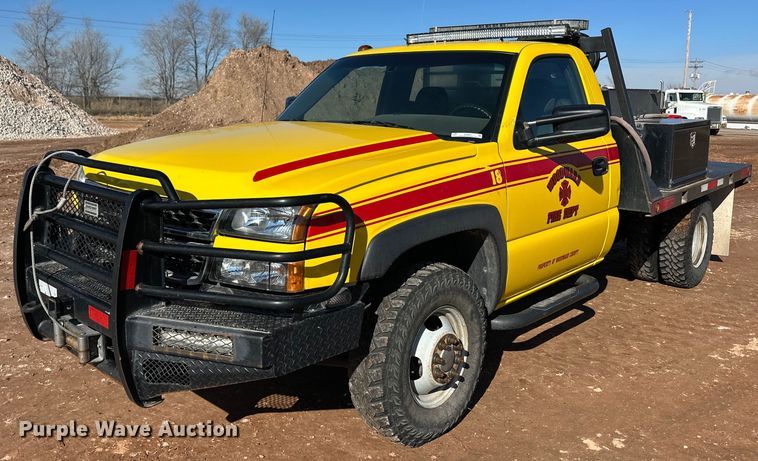 2007 Chevrolet Silverado 3500 pumper fire truck - ER8691