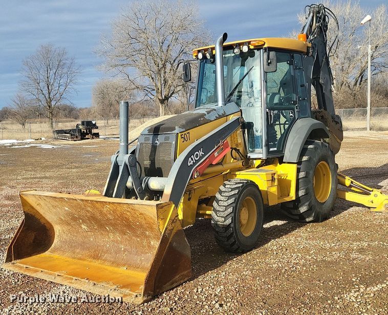 2013 John Deere 410K backhoe - ME9312