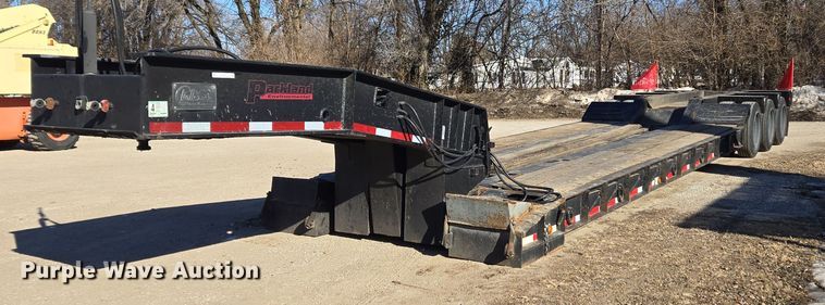1995 Witzco Challenger RG-50 lowboy equipment trailer - DH9787