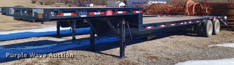 2020 Neville Built drop deck equipment trailer - EO0509