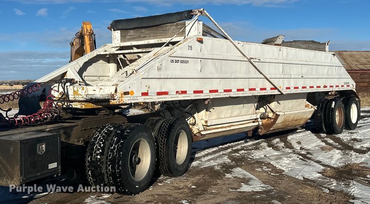 1971 Cook Bros bottom dump trailer - ER5115