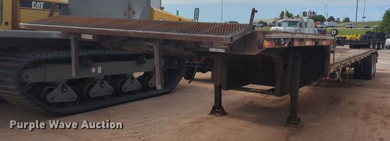 1989 Trailmobile F73T-6FEA drop deck equipment trailer - NZ9741