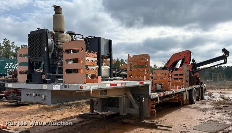 2012 Shop built drop deck oilfield trailer - DO2647