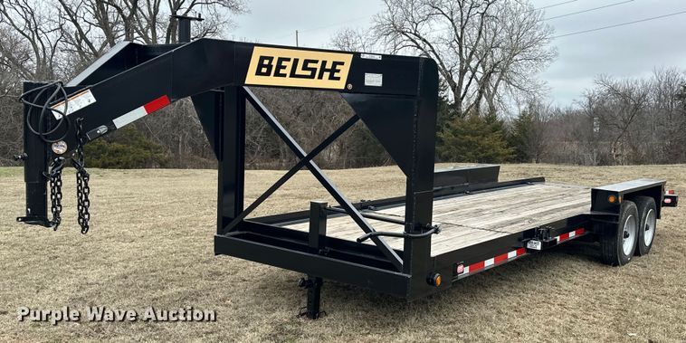 2023 Belshe TB16 tilt deck equipment trailer - EK0345
