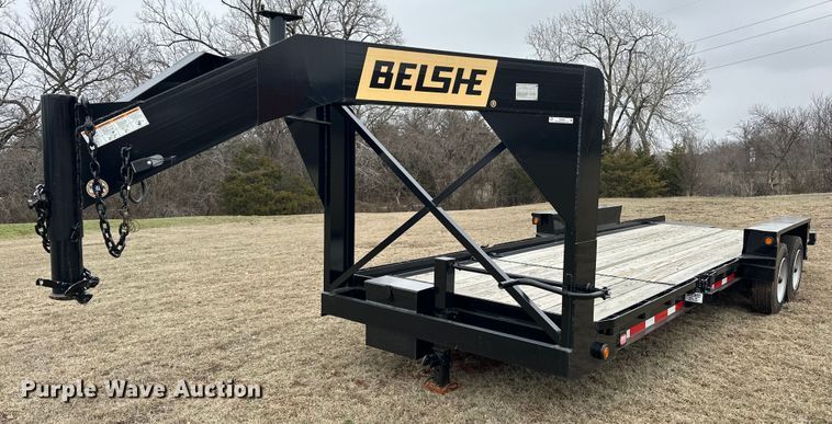 2023 Belshe TB16 tilt deck equipment trailer - EK0350