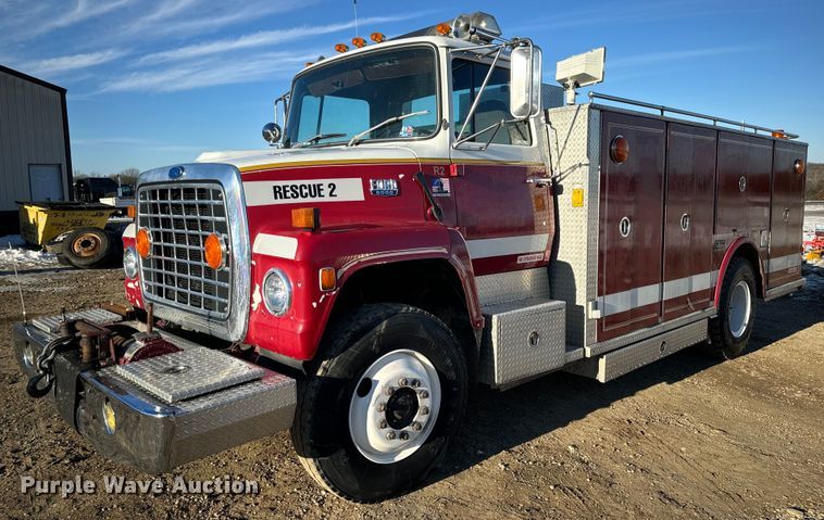 1986 Ford 8000 rescue truck - EN5040