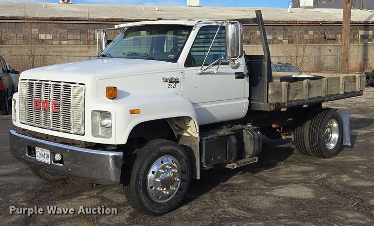1994 GMC Topkick C6500 dump flatbed truck - EQ3942