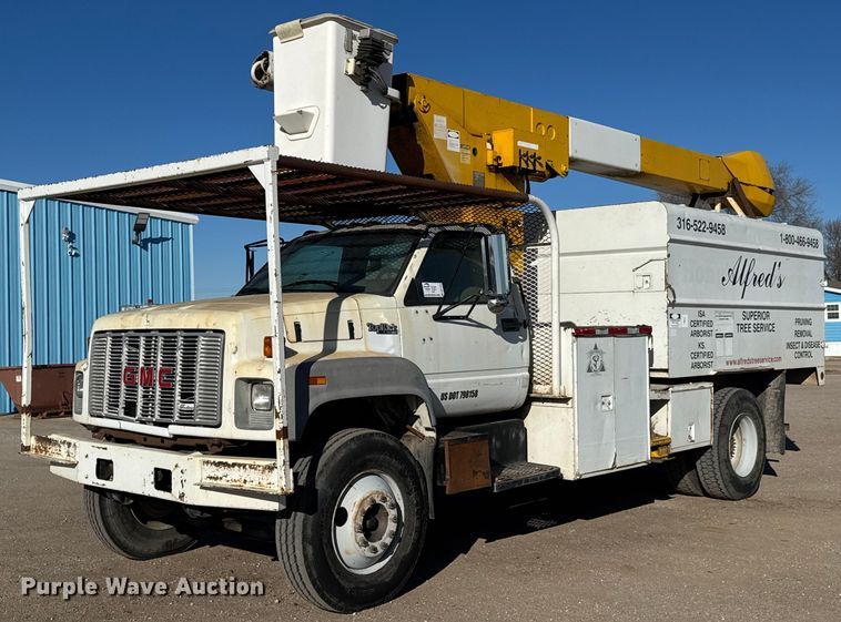 1995 GMC TopKick C6500 forestry bucket truck - DK7443