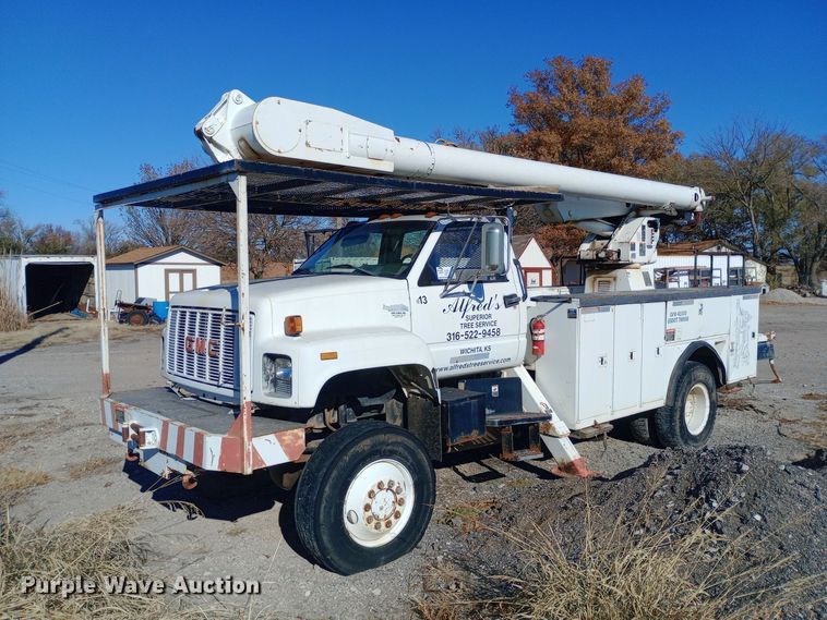 1993 GMC TopKick C6500 forestry bucket truck - DK7448